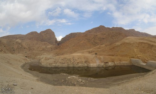سازه سنگي مهار آب دهلران