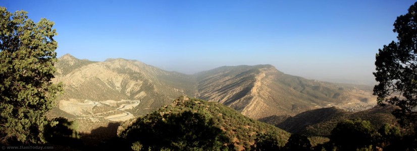 دره ارغوان؛ از نمای روبرو