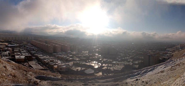 ایلام در یک روز سرد زمستانی!