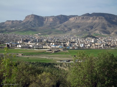 نمایی از شهر ایلام