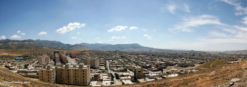 تصویر پانوراما شهر ایلام