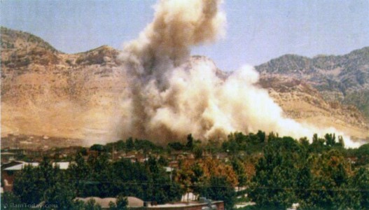 بمباران شهر ايلام در دوران دفاع مقدس