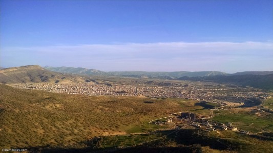 شهر ایلام از چشم دید قلعه اسماعیل خان