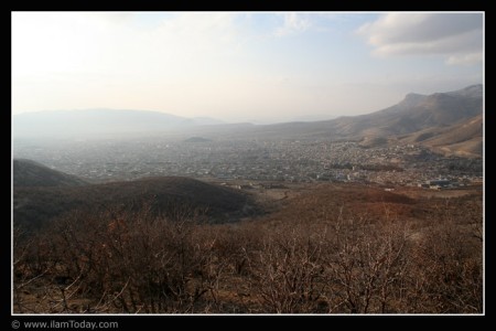 دور نمایی از ایلام