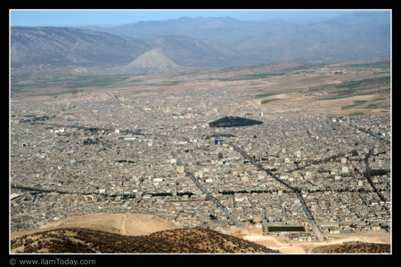 یک نما از شهر ایلام