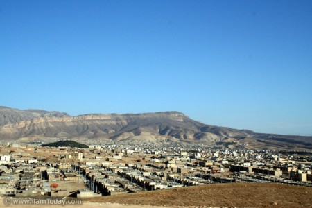 نمایی از شهر ایلام