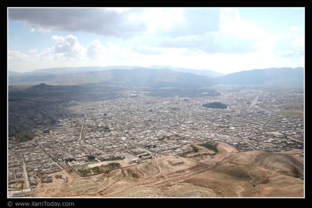 شهر ایلام از نمایی دیگر