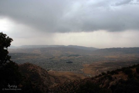 نمایی از شهر ایلام